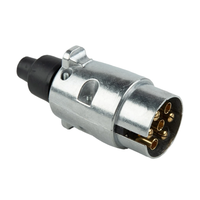 Adaptateur de prise électrique 12V 7 broches pour remorquage de remorque, connecteur de câblage, prise de remorquage