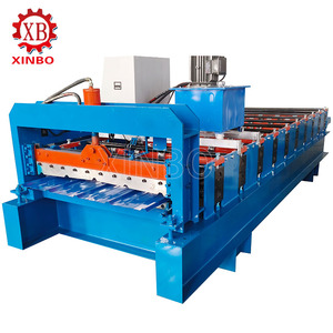 <span class=keywords><strong>Machine</strong></span> à fabriquer des tôles de toiture IBR profilées métalliques en zinc et acier galvanisé au design personnalisé - Product Image 3