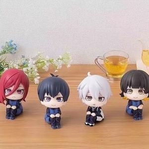 Figura de Acción de PVC de 10 cm, Versión Q, Estatua de <span class=keywords><strong>Manga</strong></span> Japonesa, Modelo de Juguete, Figuras de Anime de Haikyuu Miya Atsumu y <span class=keywords><strong>Blue</strong></span> <span class=keywords><strong>Lock</strong></span> - Product Image 4