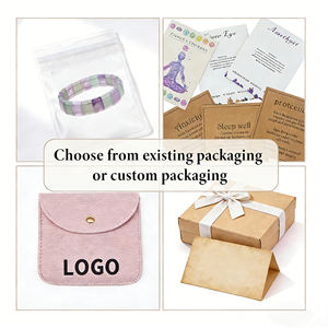 Bracelet extensible tendance unisexe en pierre naturelle 10x14mm, perles multicolores, breloques yoga, vente en gros - Product Image 5