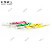 Brosse de nettoyage endoscopique flexible, brosse médicale chirurgicale flexible, brosse de nettoyage pour verrerie de laboratoire, brosse de nettoyage médicale de 1,5 mm