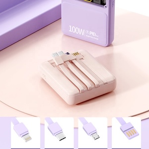 <span class=keywords><strong>Power</strong></span> Bank Portatile 20000mAh PD 22.5W con Display Digitale, Cavo di Ricarica Rapida, Batterie e Adattatore di Alimentazione Mobile - Product Image 5