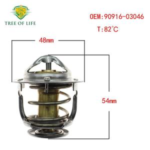 เทอร์โมสตัทเครื่องยนต์ Tree Of Life รุ่น 90916-03046 82C สำหรับรถยนต์ฮุนได อะโทซ เก็ตซ์ ไอ10 ซาน ชิอา พิคตัน มอร์น - Product Image 4