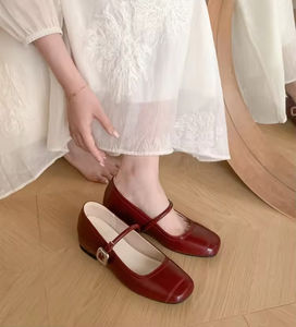 Zapatos de Mujer Antideslizantes con Cordones, de Tacón Bajo y Alto, con Punta Puntiaguda, Estilo Sexy para Banquete, Zapatos de Moda - Product Image 6