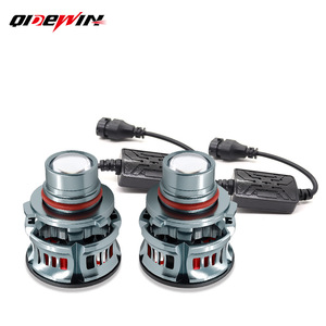 QideWin H11 Led Fog <b>Light</b> 6000 Lm 55W Car <b>Driving</b> <b>Light</b> With Lens For General Vehicles - Product Image 1