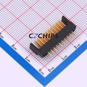 KH-A01M-A-M5-10P Blade/Spring Contact Battery Connector Through hole Component (THT),P=2mm Connector - Product Image 2