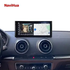 NaviHua אנדרואיד 10.25 אינץ אוקטה Core DVD לרכב מולטימדיה נגן אוטומטי רדיו GPS ניווט לאאודי A3 2014-2020