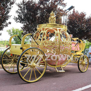 Королевская Свадебная коляска Золушки, конная, тыквенная, королевская повозка, карета для лошадей - Product Image 6