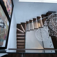 Escaliers flottants en verre trempé, bricolage