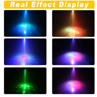 Luz de Discoteca Portátil USB Recargable con Láser Activado por Sonido, 60 Tipos de Patrones Láser para Bodas y DJ