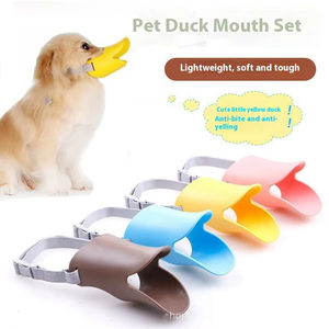 Custom Adjustable Anti-Biting <b>Dog</b> Muzzle Comfortable Waterproof Silicone Mouth Cover for Barking Control - Product Image 2