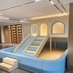 Beilai Offre Spéciale Mini petit 100 20 60 m² jeu doux enfants aire de jeux ensemble intérieur enfants aire de jeux toboggan pour tout-petit - Product Image 4