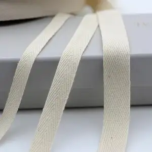 Wholesale Hot Sale 2023 New Twill White Cotton Ribbon Rolls