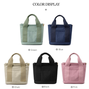 High Quality Thick Cotton Canvas Tote bags fashion Handbag Custom Printed Logo Eco-friendly Recyclable Elegant Shopping Bag - Product Image 4