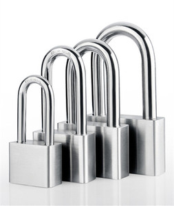 304 lucchetto di sicurezza con chiave in acciaio inossidabile impermeabile antiruggine 30-60mm serratura quadrata per armadi esterni uso marino LD - Product Image 2