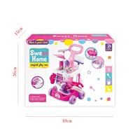 Aspirateur électrique pour maison pour enfants appareils ménagers éclairage chariot de nettoyage sonore ensemble de jouets cadeaux de Noël