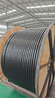 Câble blindé en aluminium de haute qualité à 4 conducteurs 70mm 95mm 120mm 150mm 185mm2 0.6/1kV Câble d'alimentation électrique YJLV32 NAYY