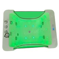 Baignoire de massage pour bébé en acrylique blanc à température constante, baignoire de massage pour bébé