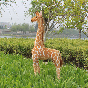 Simulación <span class=keywords><strong>jirafa</strong></span> juguetes de <span class=keywords><strong>peluche</strong></span> <span class=keywords><strong>grande</strong></span> 100CM/120CM/140CM Animal muñeco de <span class=keywords><strong>peluche</strong></span> hecho de algodón con relleno de algodón PP - Product Image 5