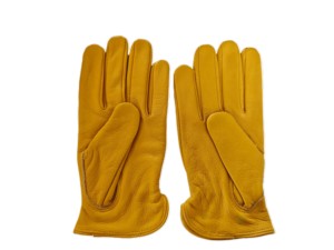 Guantes de cuero de vaca de mejor diseño para hombres y mujeres Guantes de conducción cálidos de alta calidad Venta caliente Protección del brazo de la mano del conductor