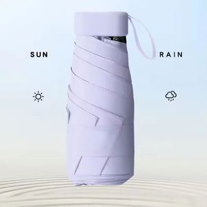 Cjx Nouveau Design Parapluie Pliant Mini Cinq Volets de Marque, Protection UV, pour Soleil et Pluie, Cadeaux d'Affaires, Boîte Rigide - Product Image 6