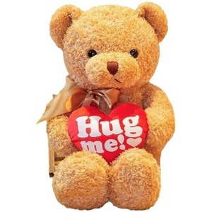 Orsetto di peluche in poliestere con maglione, direttamente dalla fabbrica, premio per Claw Machine, orsetto abbracciabile, regalo, giocattolo di peluche all'ingrosso - Product Image 5