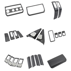 Accessori Applicabili ICAUR V23Cente, Cornice Decorativa per Pannello Finestrino Console con Motivo in Fibra di Carbonio per Modifica <span class=keywords><strong>Auto</strong></span> - Product Image 5