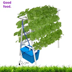 Support de fleurs stéréo 72 trous Tuyau double face Équipement de culture hors sol <span class=keywords><strong>Balcon</strong></span> Irrigation hydroponique des légumes Hydroponique - Product Image 2