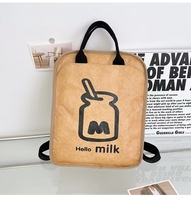 Sac en papier Dupont Tyvek écologique imprimé de logo personnalisé sac à dos pour ordinateur portable recyclé sac à dos de voyage lavable et étanche