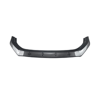 Lèvre de pare-chocs avant monobloc en ABS noir brillant et motif carbone, pièces de modification compatibles avec Audi Q7 2020 à 2023 SUV