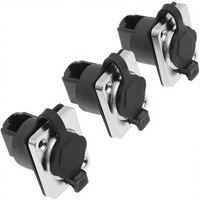 Connecteurs de panneau Ethernet RJ45 à angle droit étanches IP65 12V Alvin's Cables, 3 pièces pour moniteur