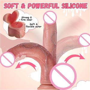 Dildo Vibrador Realista Gigante de 11 Pulgadas con Ventosa y Potente Motor Multivelocidad para una Aventura Individual Intensa y con Manos Libres - Product Image 2