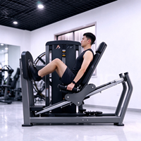 Machine de presse à jambes assise à charge libre pour usage commercial, équipement de fitness pour la musculation des jambes, OEM disponible