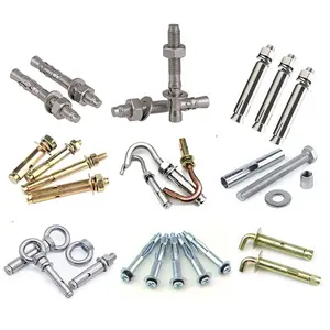 Manufacturer m6 m8 m10 m12 m16 fastener custom stainless steel projection expansion anchor rawl bolt for structural steel