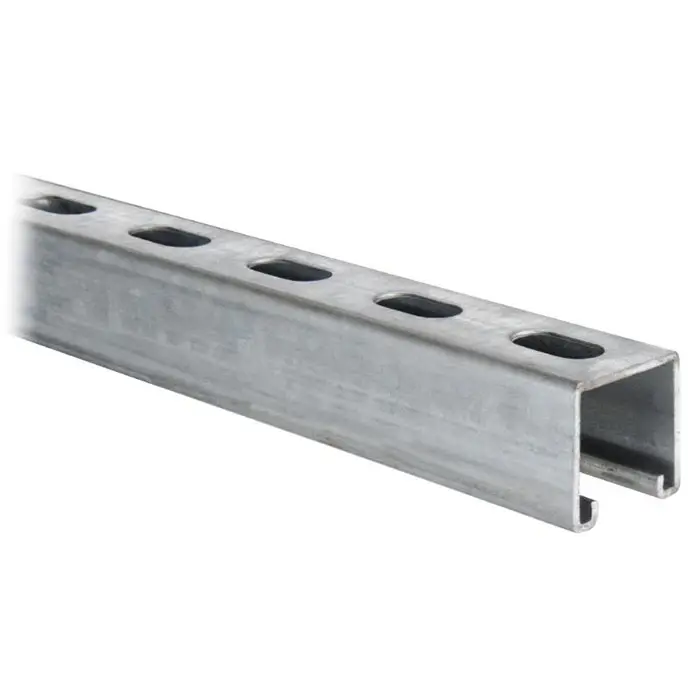 Favorable Price Solar Galvanized Steel Rails Custom Size C Channel for Roof and Ground Solar Mounting Structure