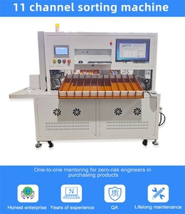 11 Channels Cylindrical Lithium Battery Sorter Automatic Cylindrical Cell Battery <b>Sorting</b> <b>Machine</b> - Product Image 4