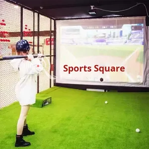 Simulador de Béisbol para Interiores, Jaula de Bateo, Dispositivo de Entrenamiento Deportivo Digital Inteligente, Equipo Moderno para Salas de Juego, Experiencia Interactiva - Product Image 2