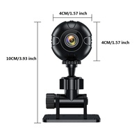 Mini caméra de sport sans fil pour l'extérieur, caméscope de sécurité HD 1080P avec base pour la sécurité domestique, prend en charge la détection