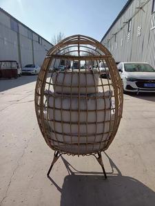 Chaise Oeuf en rotin pour l'extérieur Hotselling Chaise Oeuf sur support solide Chaise en osier pour patio - Product Image 6