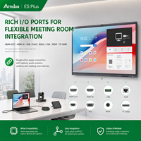 Monitor de Pantalla Táctil 4K Ultra HD de 55" 65" 75" 86" 98" 110", Pizarra Interactiva Inteligente Multitáctil con Tecnología Air Bonded de 55"~110"
