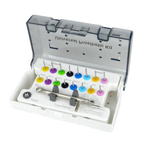 Kit Universal de Herramientas para Implantes Dentales, Juego de Destornilladores Hexagonales con Trinquete de Torque, Múltiples Colores, Instrumento Manual - Product Image 1