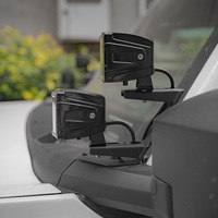 Support de fixation pour éclairage de poteau A double pour Ford Bronco, support de lampe à rainure, support de montage de projecteur de poteau A