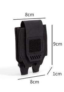 Bolsa Táctica de Nailon Negra M8, Cinturón de Chaleco de Entrenamiento de Extracción Rápida con Esposas para Entusiastas - Product Image 2