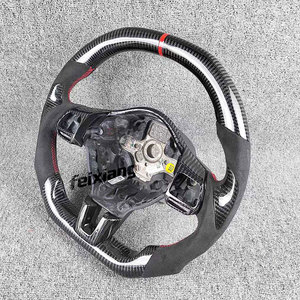 Volant sport à trois branches à fond plat pour la modification et l'amélioration des Volkswagen Shangku - Product Image 5