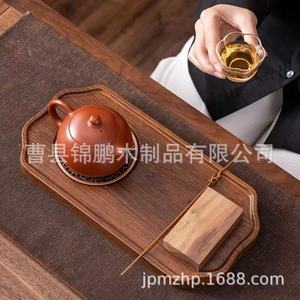 Wooden <b>Tea</b> <b>Tray</b> Irregular Shape Heat Resistant Desktop Organization For Kung Fu <b>Tea</b> - Product Image 3