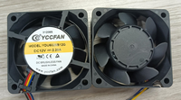Ventilateur axial DC YCCFAN 40x40x20mm à roulement à billes 5V/12V/24V, ventilateur de refroidissement industriel pour PC, serveur, mini-systèmes AC/DC, certifié ISO