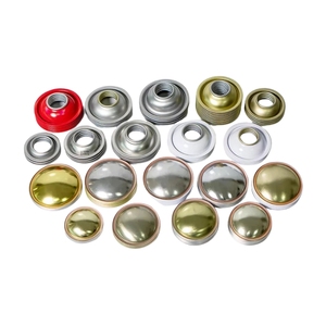 Lata de aerosol personalizada con componentes presurizados de cúpula de cono de metal para uso químico industrial - Product Image 2
