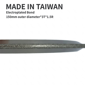 Customized 3.0mm Thickness Industrial Cut-Off Grinding Disc Diamond 1.5R Radius Fine <b>Abrasive</b> OEM - Product Image 2