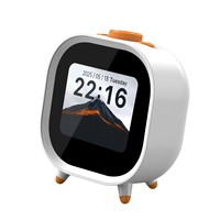 Réveil intelligent à commande vocale IA rechargeable, minuteur Pomodoro multilingue et gestionnaire de temps de bureau