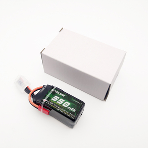 แบตเตอรี่ลิเธียมโพลิเมอร์กำลังสูง 40C 3S 11.1V-22.2V 550mAh ชาร์จได้ สำหรับโดรนแข่ง FPV และโมเดล RC - Product Image 6